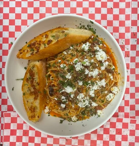 Spaghetti La Grecque.
