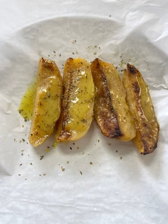 Greek Potatoes.