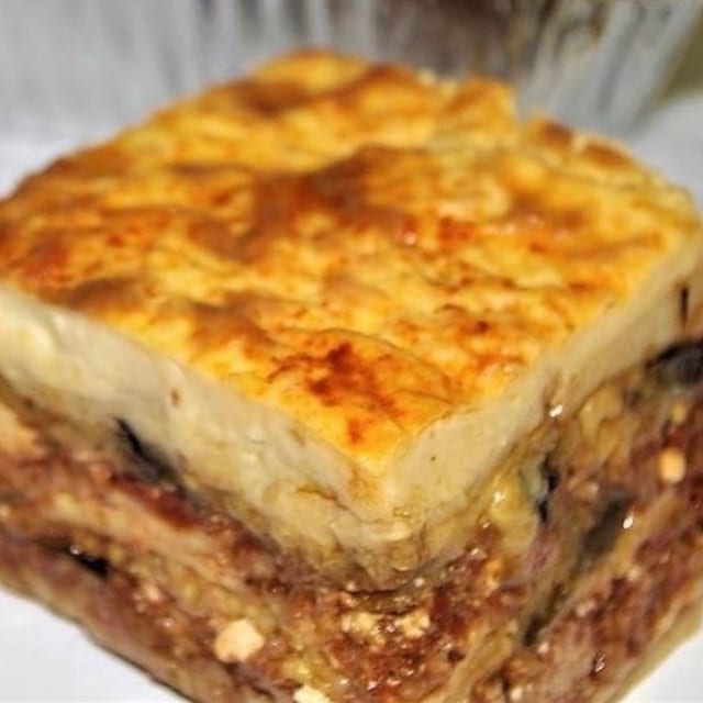 Moussaka.