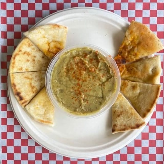 Eggplant Dip & Pita.