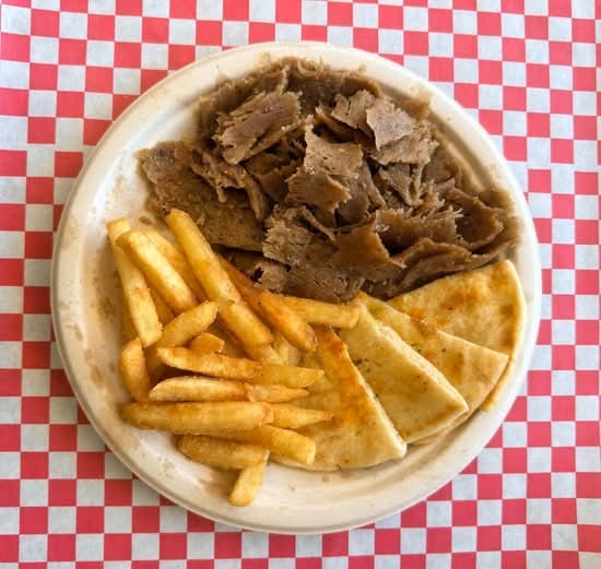 Kids Gyro Bites with Fries.